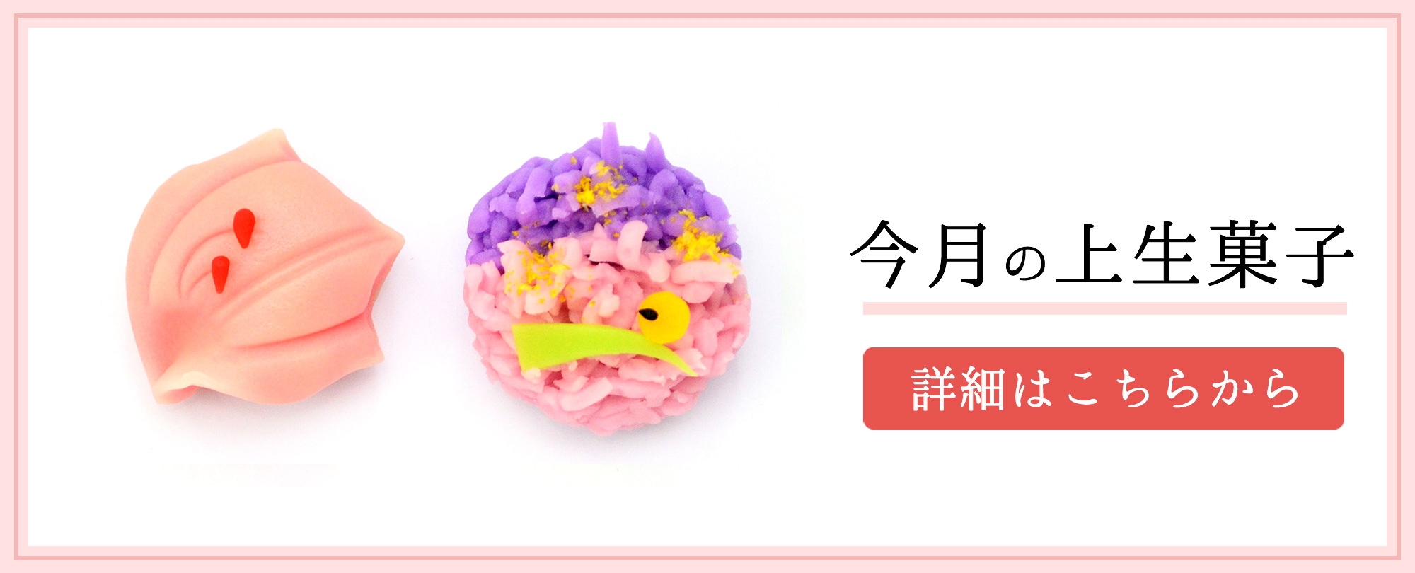 今月の上生菓子