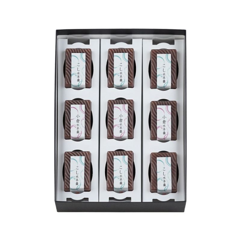 ≪ポイント２倍≫川越夜舟　水ようかん ９個入
