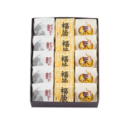 WEB限定販売, 『福蔵・栗最中・店蔵』, １５個入 (7)号, （福５・店５・栗５）