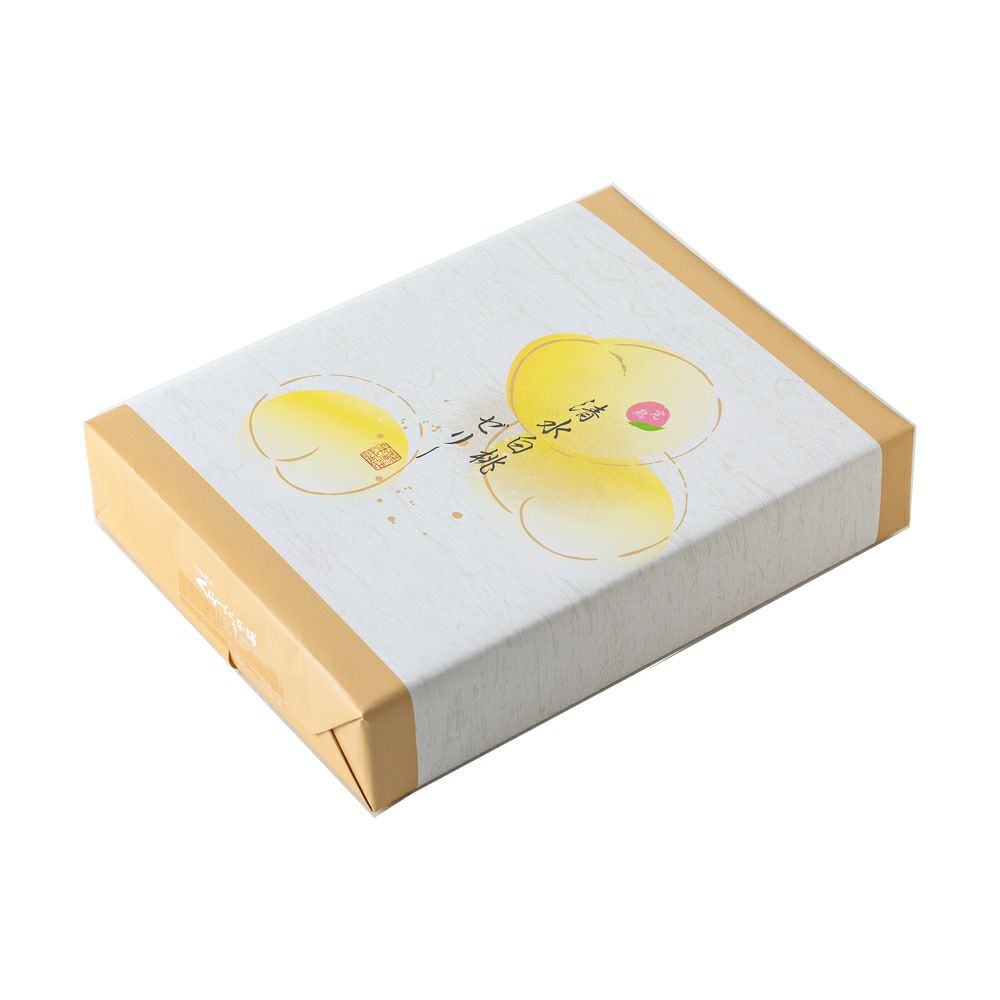 【ポイント２倍商品】お中元・夏ギフト大久保白桃（桃ゼリー） 5個入