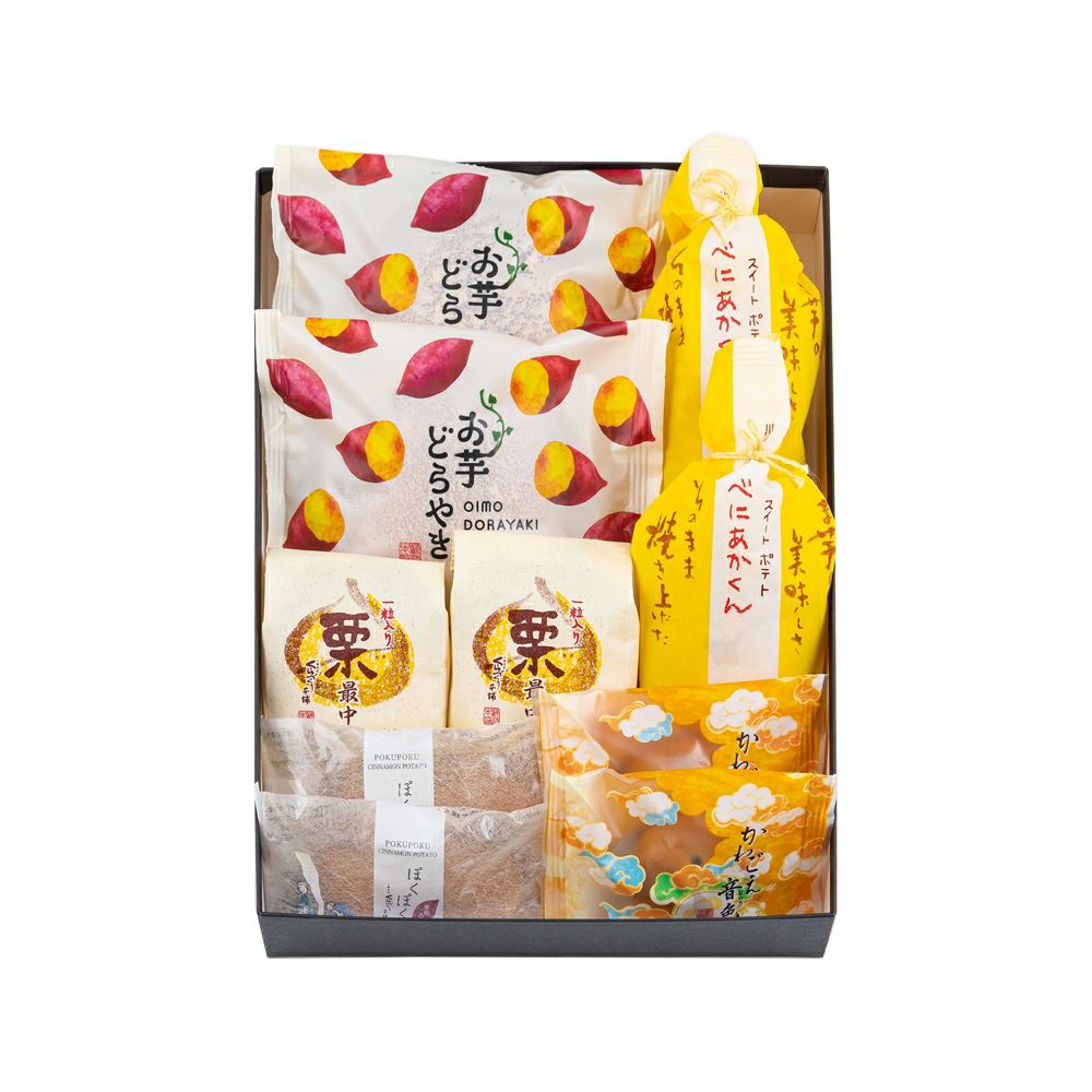 秋めく詰め合わせ (中)(おさつロール・マロンどら焼き入)９個入